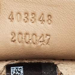Gucci Beige GG Supreme Canvas and Suede Medium Crystals Embellished Dionysus Shoulder Bag