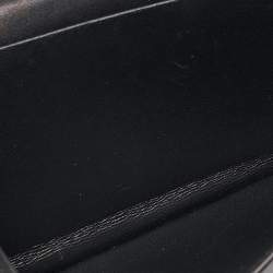 Pre Owned محفظة غوتشي قفل هارت جلد قوتشيشيما سوداء قفل كبير