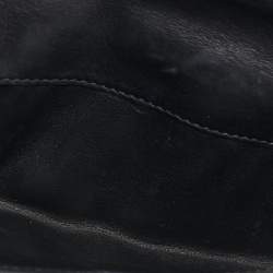 Pre Owned محفظة غوتشي قفل هارت جلد قوتشيشيما سوداء قفل كبير