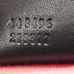 مملوكة مسبقًا Gucci Black Matelasse Velvet Medium Love Pearls GG Marmont Shoulder Bag