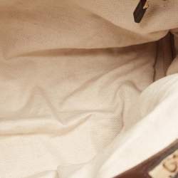 Gucci Beige/Brown GG Canvas and Leather Medium Joy Boston Bag