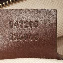 Gucci Beige/Brown GG Canvas and Leather Medium Joy Boston Bag