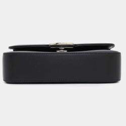 Gucci Black Leather Petit GG Shoulder Bag