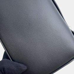 Gucci Black Leather Petit GG Shoulder Bag