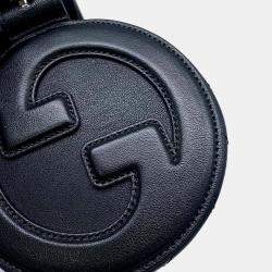Gucci Black Leather Small Blondie Shoulder Bag 
