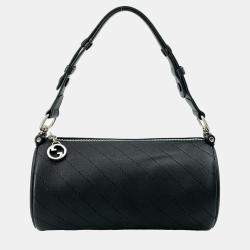 Gucci Black Leather Small Blondie Shoulder Bag 