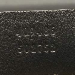 Gucci Black/Beige GG Supreme Canvas and Leather Medium Padlock Shoulder Bag
