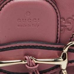 Gucci Pink Guccissima Leather Small Emily Chain Shoulder Bag