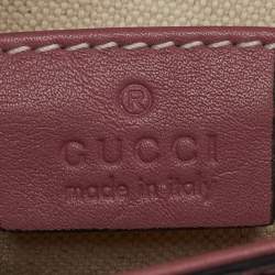 Gucci Pink Guccissima Leather Small Emily Chain Shoulder Bag