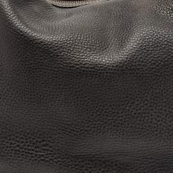Gucci Dark Grey Leather Medium Pelham Hobo