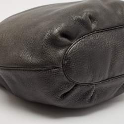 Gucci Dark Grey Leather Medium Pelham Hobo