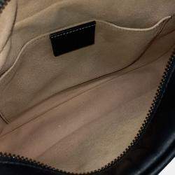 مملوكة مسبقًا Gucci Black Leather Marmont crossbody Bag