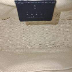 Gucci Purple Fabric GG Marmont Mini Top Handle Bag