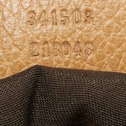 Gucci Choco Tan Leather Interlocking G Charm Satchel