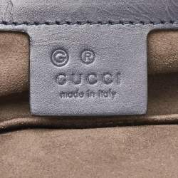 Pre Owned Gucci Beige/Blue GG Supreme Canvas and Leather Blooms Backpack