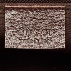 Gucci Beige/Brown GG Canvas and Leather Web Handle Tote