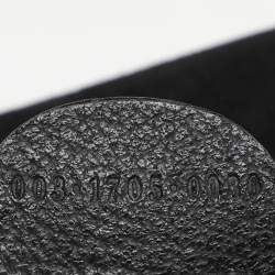 Pre Owned Gucci Black Suede and Leather Mini Bamboo Handle Backpack Bag