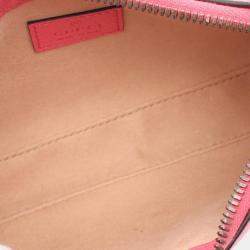 Gucci Pink Leather Mini Aphrodite Shoulder Bag