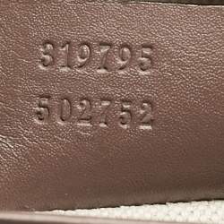 Gucci Dark Beige Patent Leather Medium Bright Bit Tote