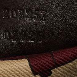 Pre Owned حقيبة كروس بودي غوتشي دي رينغ جلد قُتشيسيما بني داكن