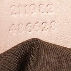 مملوكة مسبقًا Gucci Light Pink/Beige GG Canvas and Leather D Ring Tote