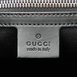 Gucci Black GG Supreme Convertible Soft Tote Bag