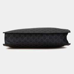 Gucci Black GG Supreme Convertible Soft Tote Bag