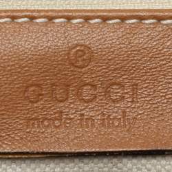 مملوكة مسبقًا Gucci GG Denim and Leather Medium Sukey Hobo