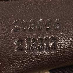 Pre Owned Gucci Dark Brown Guccissima Leather Medium Joy Boston Bag