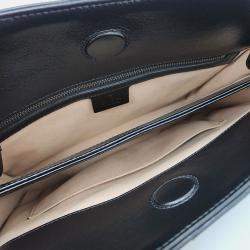 Gucci Black Leather Marmont Shoulder Bag