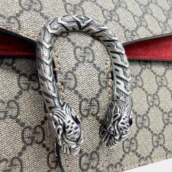 مملوكة مسبقًا Gucci Beige Coated Canvas Dionysus Chain Shoulder Bag