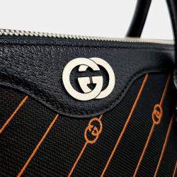 Gucci Multicolor Jacquard Interlocking GG Jacquard Duffel Bag
