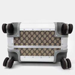 Gucci Beige Coated Canvas Porter Cabin Plus Trolley bag