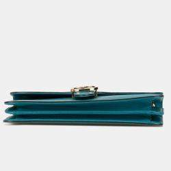 Gucci Blue Medium Dollar Calfskin Interlocking G Crossbody Bag