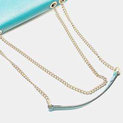 Gucci Blue Medium Dollar Calfskin Interlocking G Crossbody Bag