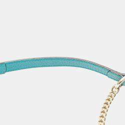 Gucci Blue Medium Dollar Calfskin Interlocking G Crossbody Bag