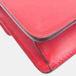 Gucci Hibiscus Red Calfskin Chinese New Year Mini Dionysus Shoulder Bag 