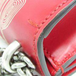 Gucci Hibiscus Red Calfskin Chinese New Year Mini Dionysus Shoulder Bag 