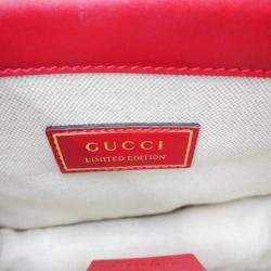 Gucci Hibiscus Red Calfskin Chinese New Year Mini Dionysus Shoulder Bag 