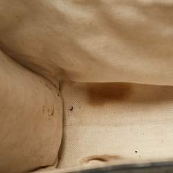 Pre Owned Gucci Beige Metallic Guccissima Leather Large Emily Chain Shoulder Bag