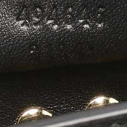 Gucci Black Leather Super Mini Sylvie Chain Shoulder Bag