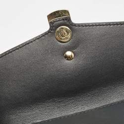 Gucci Black Leather Super Mini Sylvie Chain Shoulder Bag