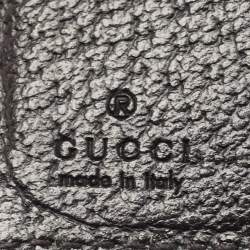 Gucci Black Leather GG Marmont Card Holder