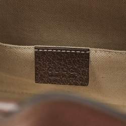 Gucci Brown/Beige GG Supreme Canvas Web Ophidia Duffel Bag