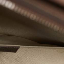 Gucci Brown/Beige GG Supreme Canvas Web Ophidia Duffel Bag