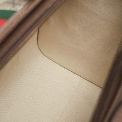Gucci Brown/Beige GG Supreme Canvas Web Ophidia Duffel Bag