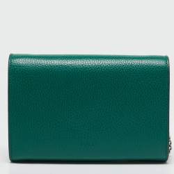 مملوكة مسبقًا Gucci Green Leather Dionysus Wallet On Chain