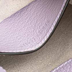 Gucci Beige/Purple Mini Jumbo GG Canvas Interlocking G Satchel Bag