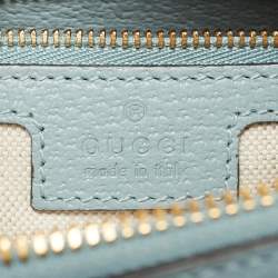 Gucci Blue GG Supreme Canvas and Leather Ophidia Shoulder Bag