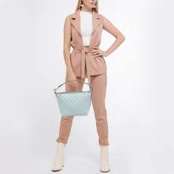 Gucci Blue GG Supreme Canvas and Leather Ophidia Shoulder Bag